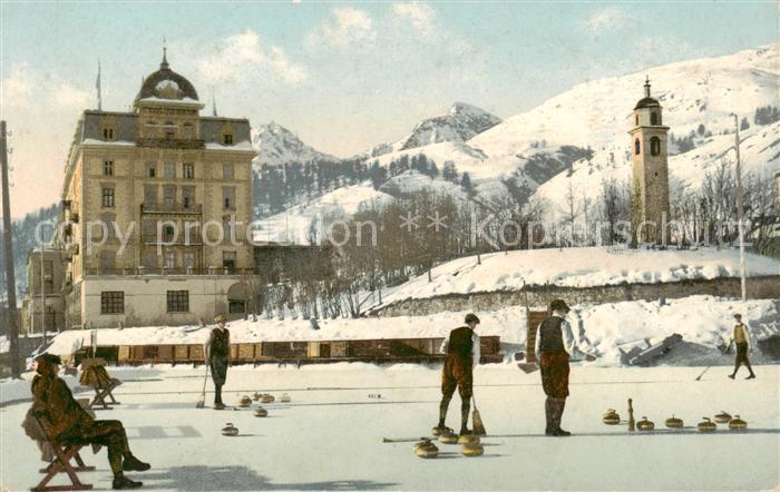 St Moritz GR Eisbahn Curling