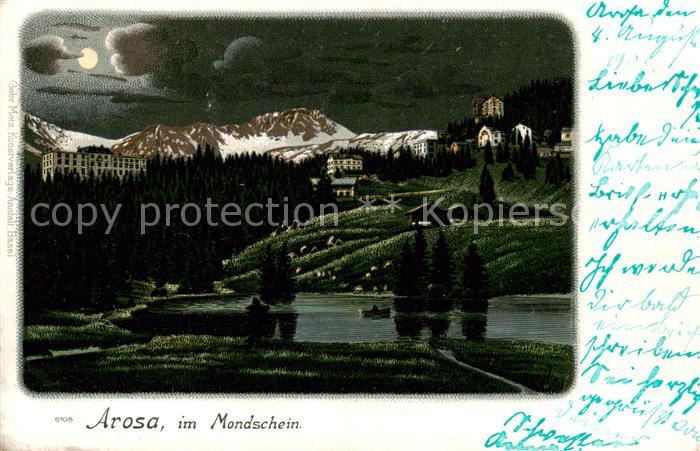Arosa GR im Mondschein
