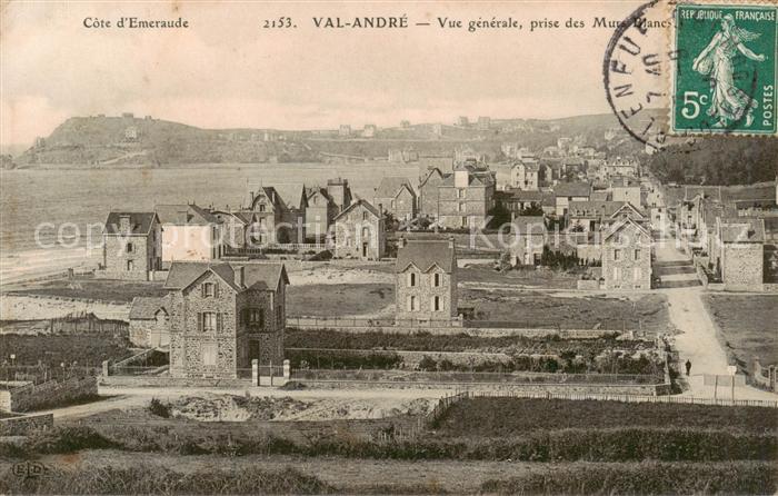 Val-Andre 22 Cotes-d Armor Vue generale prise des Murs Blancs