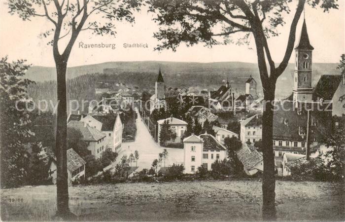 Ravensburg  Wuerttemberg Stadtblick