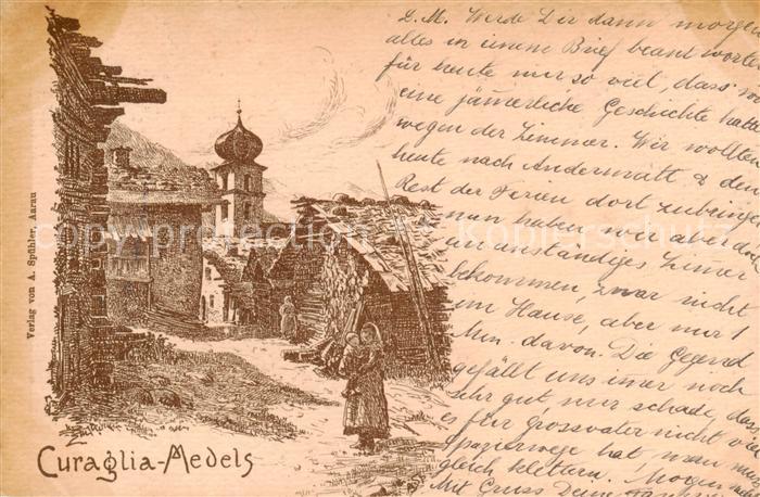 Curaglia GR Medels Dorfpartie