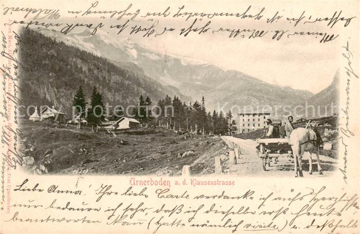 Urnerboden Spiringen UR an der Klausenstrasse