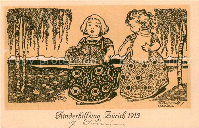 Zuerich ZH Kinderhilfstag 1913