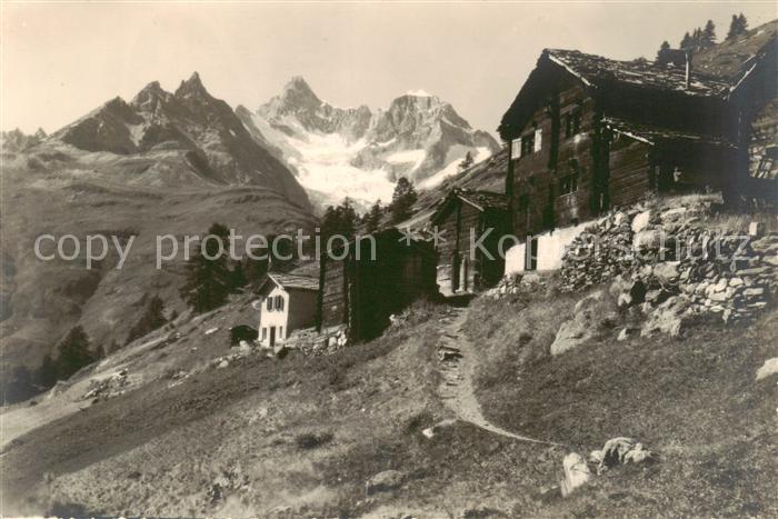 Findelen VS Bergdorf mit Gabelhoerner