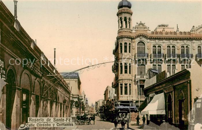 Rosario Santa Fe Argentina Calle Cordoba y Corrientes