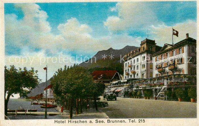 Brunnen SZ Hotel Hirschan am See