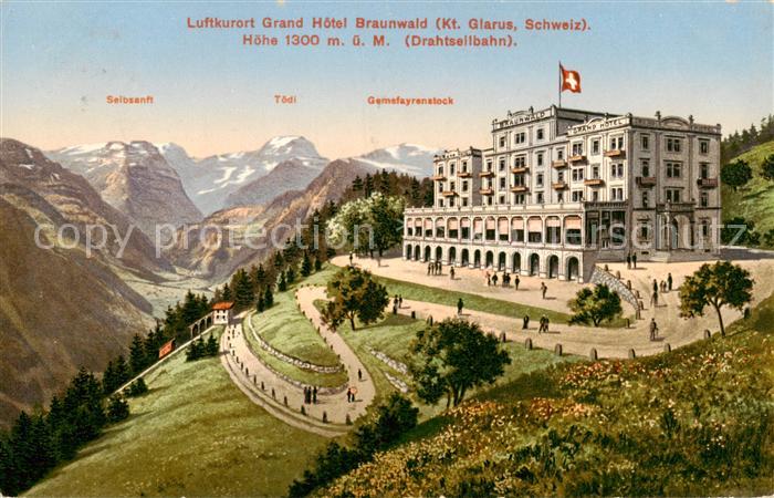Braunwald GL Grand Hotel Braunwald Panorama