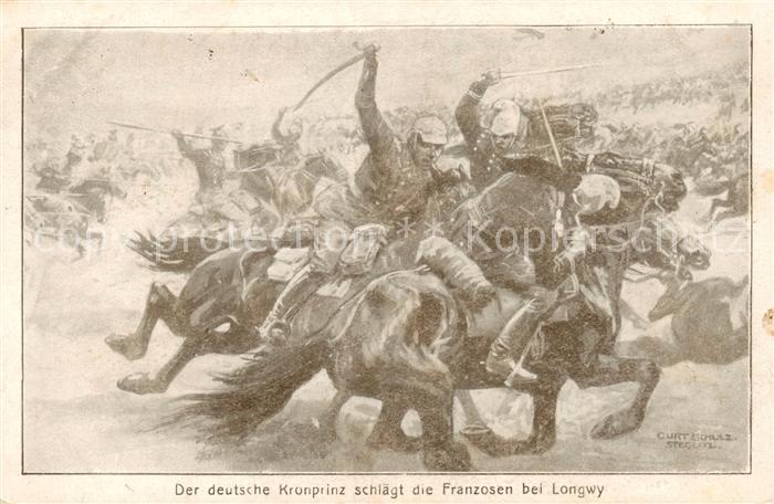 Longwy 54 Der deutsche Kronprinz schlaegt die Franzosen bei Longwy
