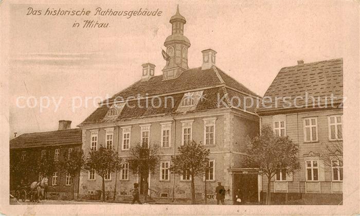 Mitau Jelgava Latvia Historisches Rathausgebaeude Feldpost