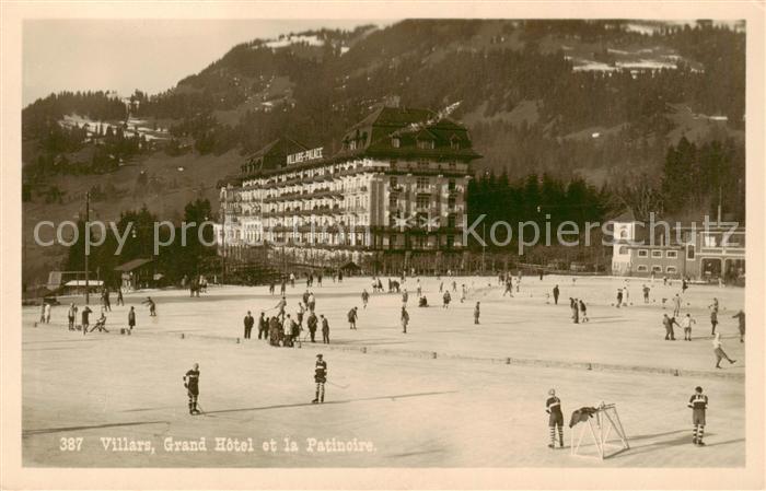 Villars  Chesieres VD Grand Hotel et la Patinaire