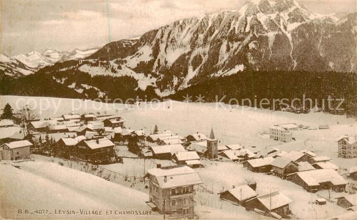 Leysin VD Village et Chamossare