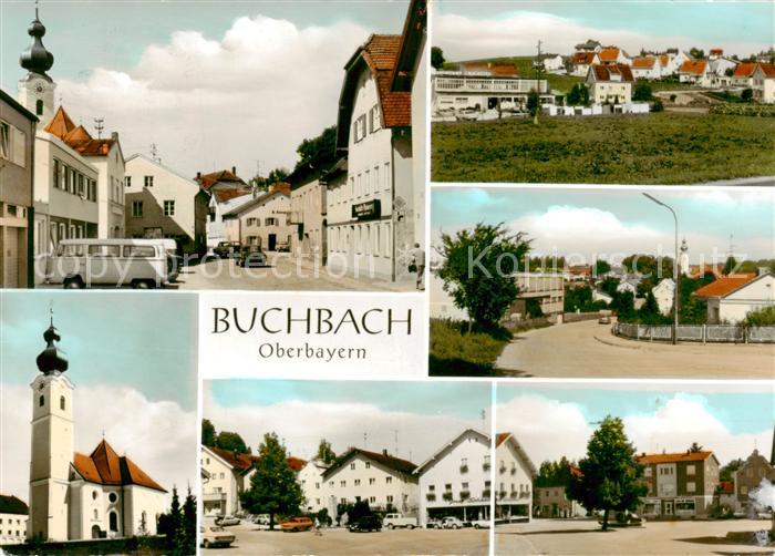 Buchbach Muehldorf Inn Ortsansichten Zentrum Kirche