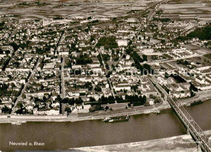 Neuwied Rhein Fliegeraufnahme