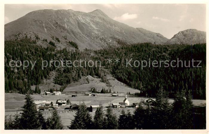 Laret Davos GR Panorama Alpen