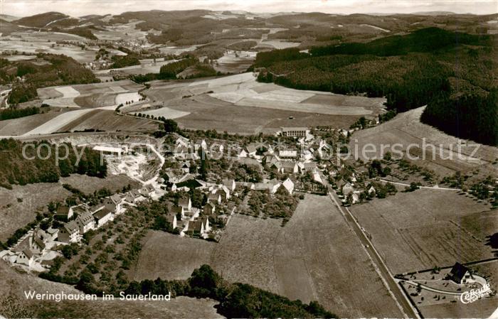 Weringhausen Finnentrop Fliegeraufnahme