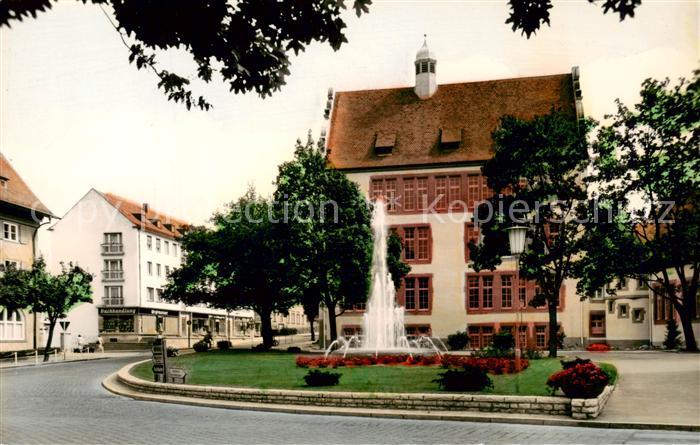 Schwabach Schillerplatz Springbrunnen