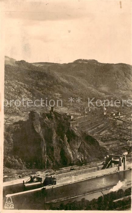 Aussig Usti nad Labem Der Schreckenstein an der Elbe