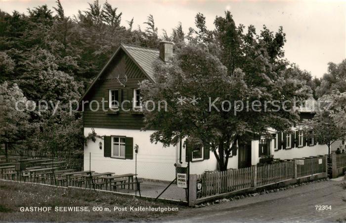 Kaltenleutgeben AT Gasthof Seewiese