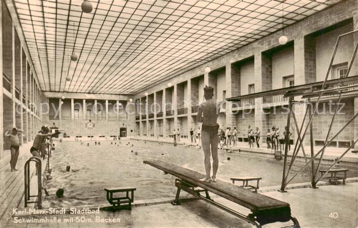 Karl-Marx-Stadt CHEMNITZ Schwimmhalle