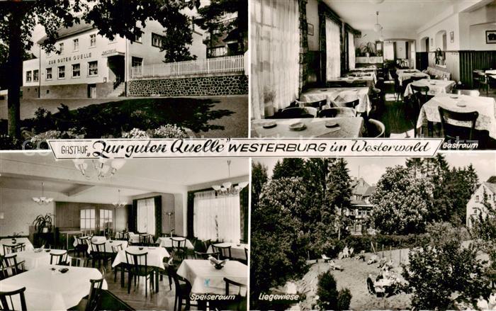 Westerburg Westerwald Gasthof Zur guten Quelle Gastraum Speiseraum Liege