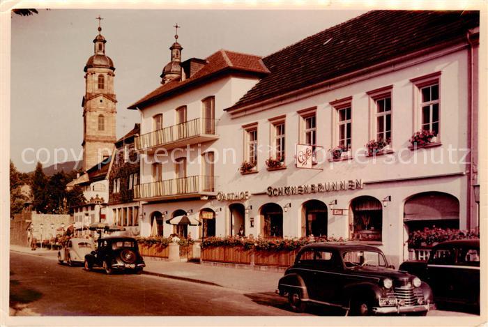 Miltenberg Main Gasthof Cafe Schoenenbrunn