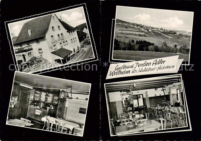 Weilheim Waldshut Gasthaus Pension Adler Gastraeume Panorama