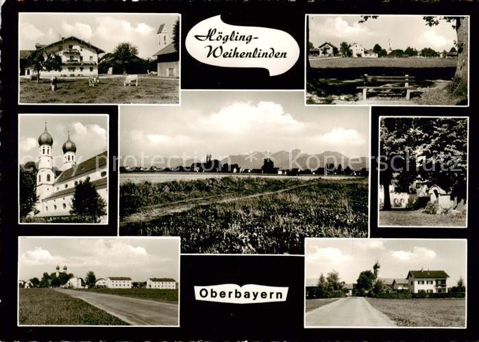 Hoegling Weihenlinden Teilansichten Panorama Kirche