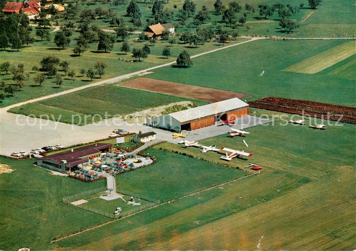 Sitterdorf Flugplatz mit Flugplatzrestaurant Centro Fliegeraufnahme