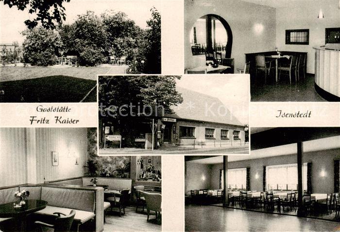 Isenstedt Luebbecke Westfalen Gaststaette Fritz Kaiser Gastraeume Bar