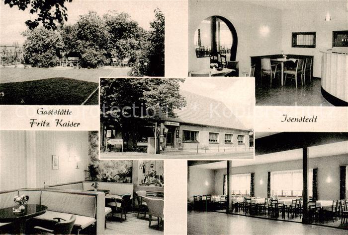 Isenstedt Luebbecke Westfalen Gaststaette Fritz Kaiser Gastraeume Bar