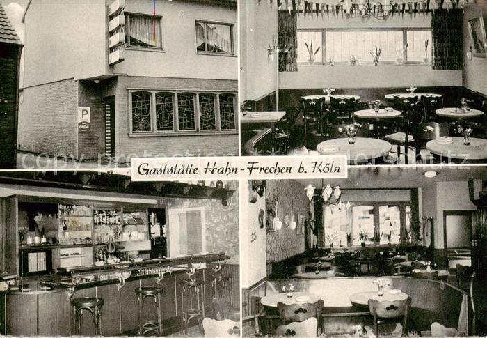 Frechen Gaststaette Hahn Gastraeume Bar