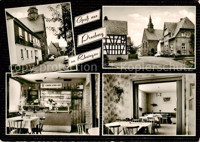 Presberg Rheingau Gasthaus Koenig Gaststube Theke