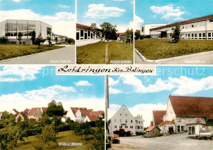 Leidringen Neue Schule Kindergarten Neue Schule Kirche Ortspartie