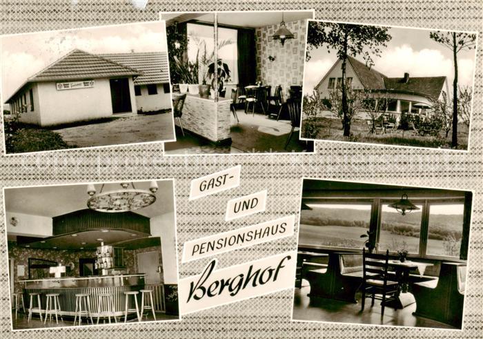 Obermehnen Gast und Pensionshaus Berghof Gaststube Bar