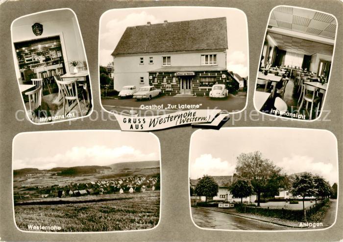 Westernohe Gasthof Pension Zur Laterne Gastraeume Panorama Anlagen