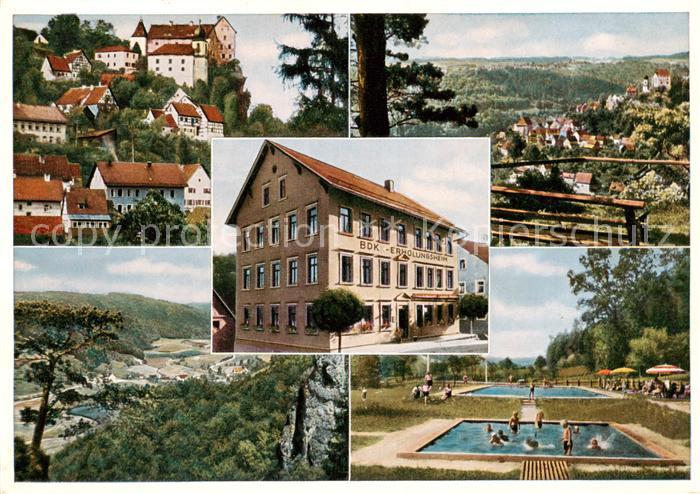 Egloffstein Erholungsheim Egloffstein Panorama Schwimmbad
