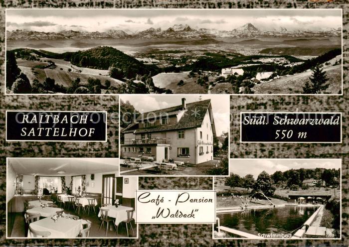 Raitbach Schopfheim Panorama Cafe Pension Waldeck Gaststube Schwimmbad