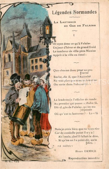 Falaise  14 Calvados Legendes Normandes La Lanterne du Gas de Falaise