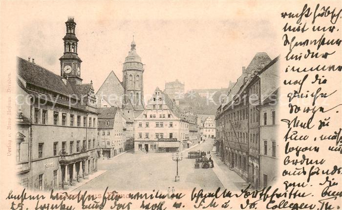 Pirna Elbe Strassenpartie