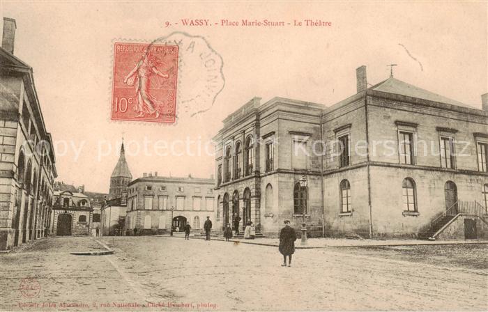 Wassy 52 Haute-Marne Place Maria Stuart Le Theatre