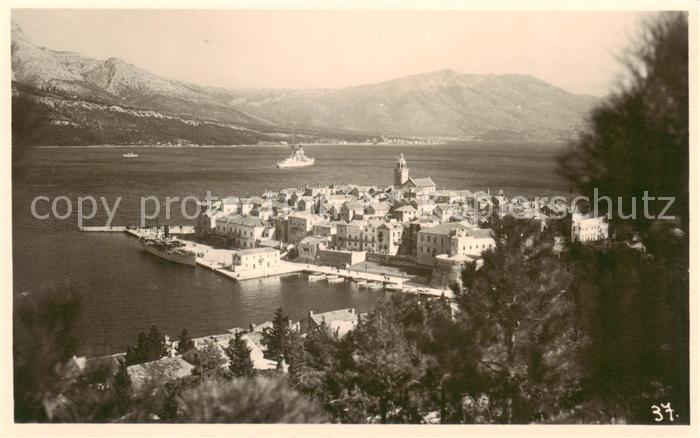 Korcula Curzola Croatia Panorama