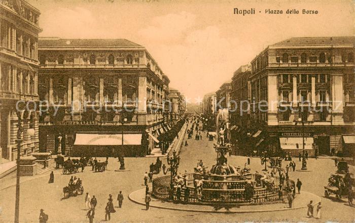 Napoli Neapel IT Piazza della Borso