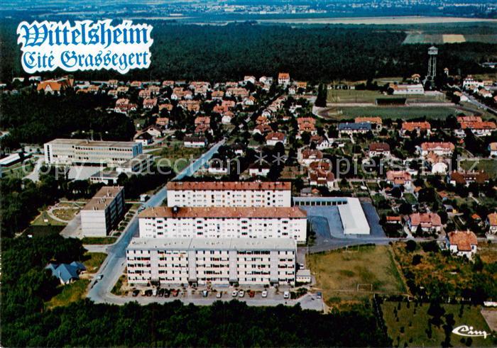 Wittelsheim 68 Haut-Rhin Cite Grassegert Vue aerienne