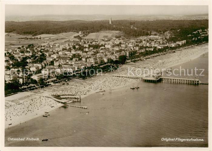 Ahlbeck Ostseebad Fliegeraufnahme