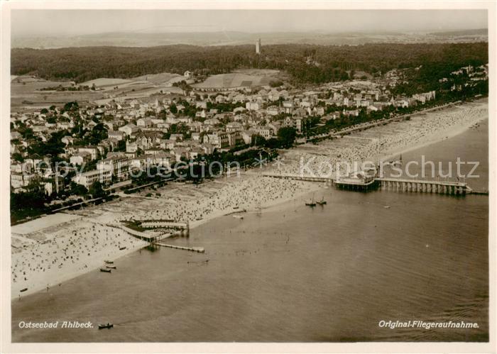 Ahlbeck Ostseebad Fliegeraufnahme