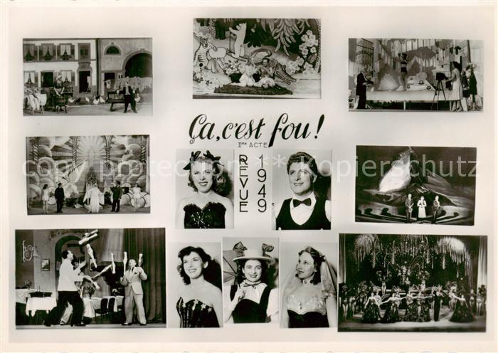 Lausanne VD Revue 1949 Theatre Municipal Lausanne Details