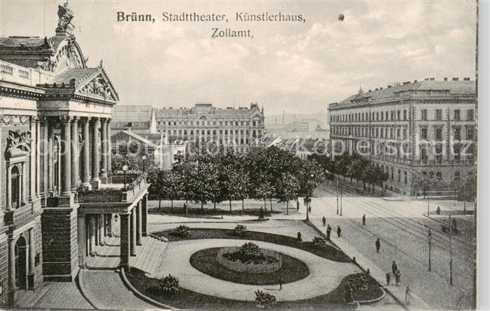 Bruenn Brno Stadttheater Kuenstlerhaus Zollamt
