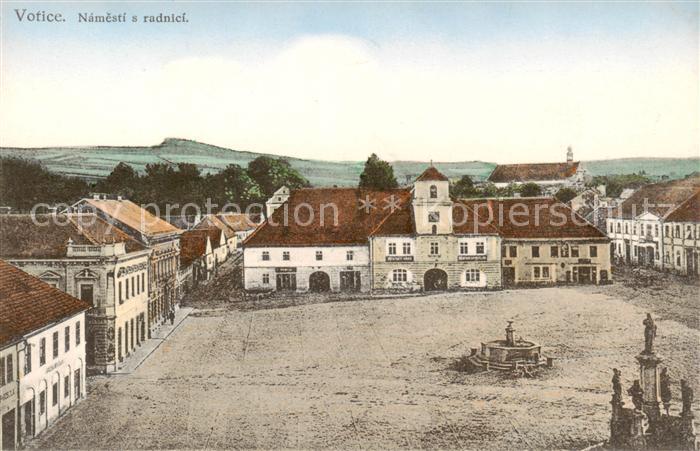 Votice  Wotitz Benesov Broumov CZ Namesti s radnici