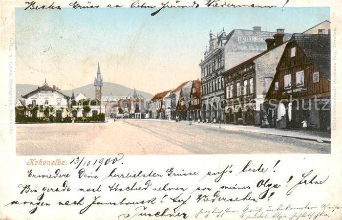Hohenelbe Vrchlabi CZ Strassenpartie