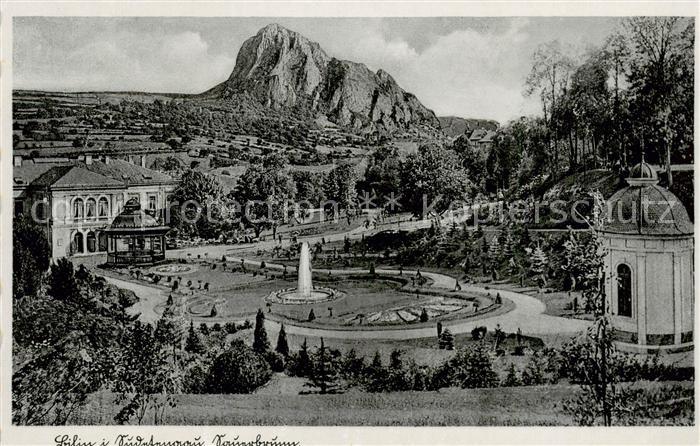 Bilin Bilina Sauerbrunn CZ Panorama